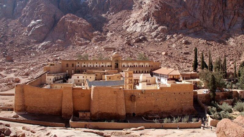 エジプト、シナイ半島にある聖カタリナ修道院